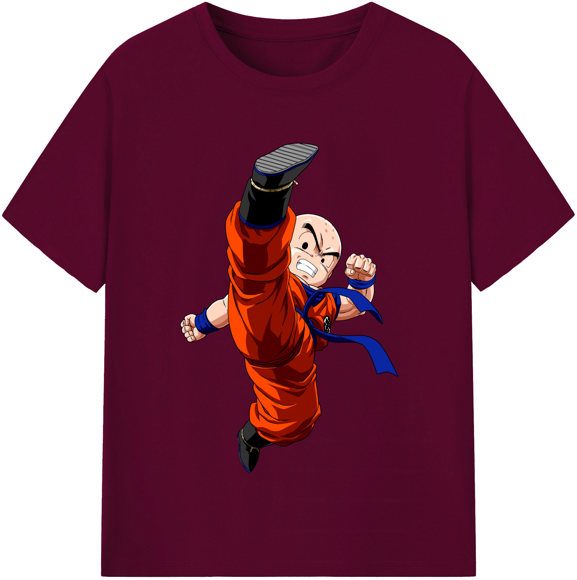 （画像用） ドラゴンボール クリリン DRAGON BALL krillin レディースカジュアルプリントTシャツ（綿100％）